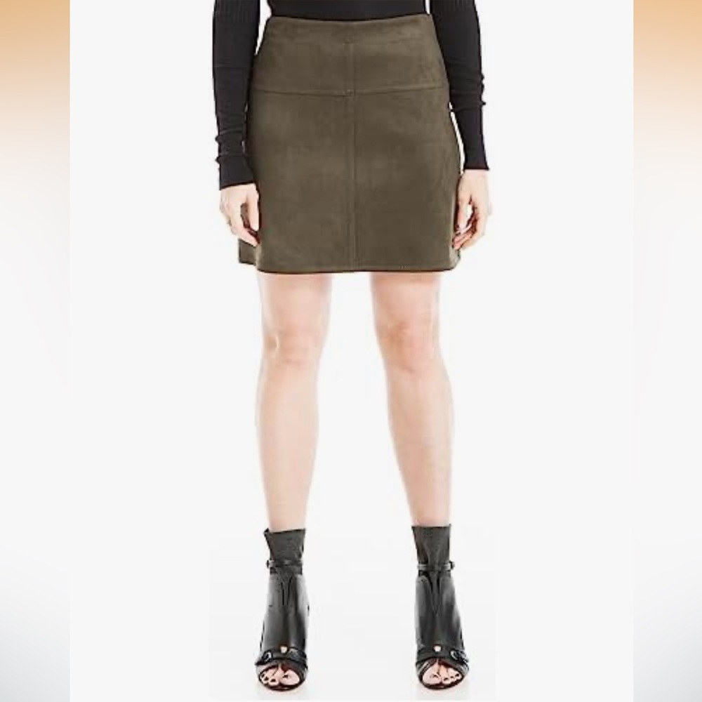 Max Studio Faux Suede Mini Skirt - Picture 5 of 7